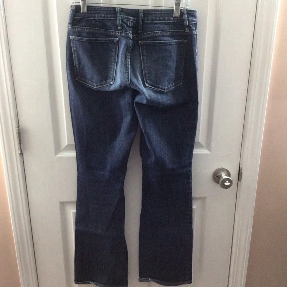 Banana Republic Womens Urban Boot Cut Jeans Dark Wash Size 04 Mid‎ Rise
